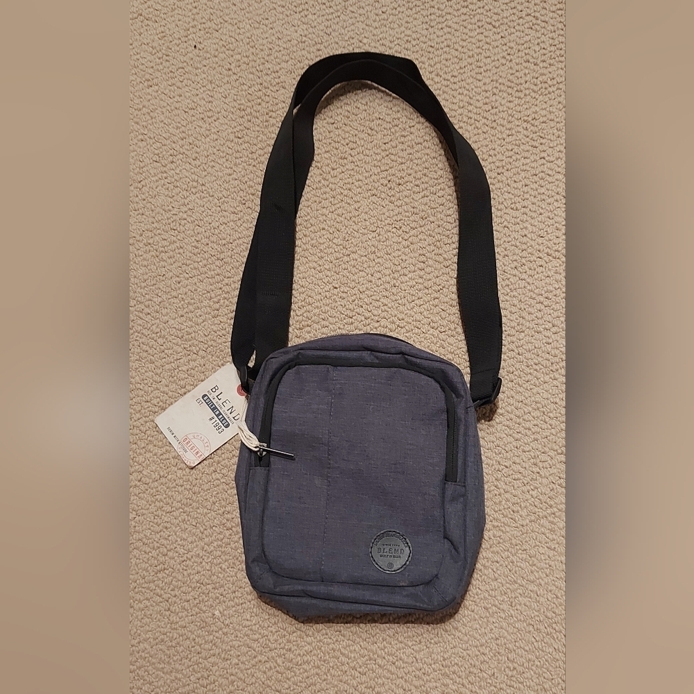 NWT Grey Nylon Crossbody Bag